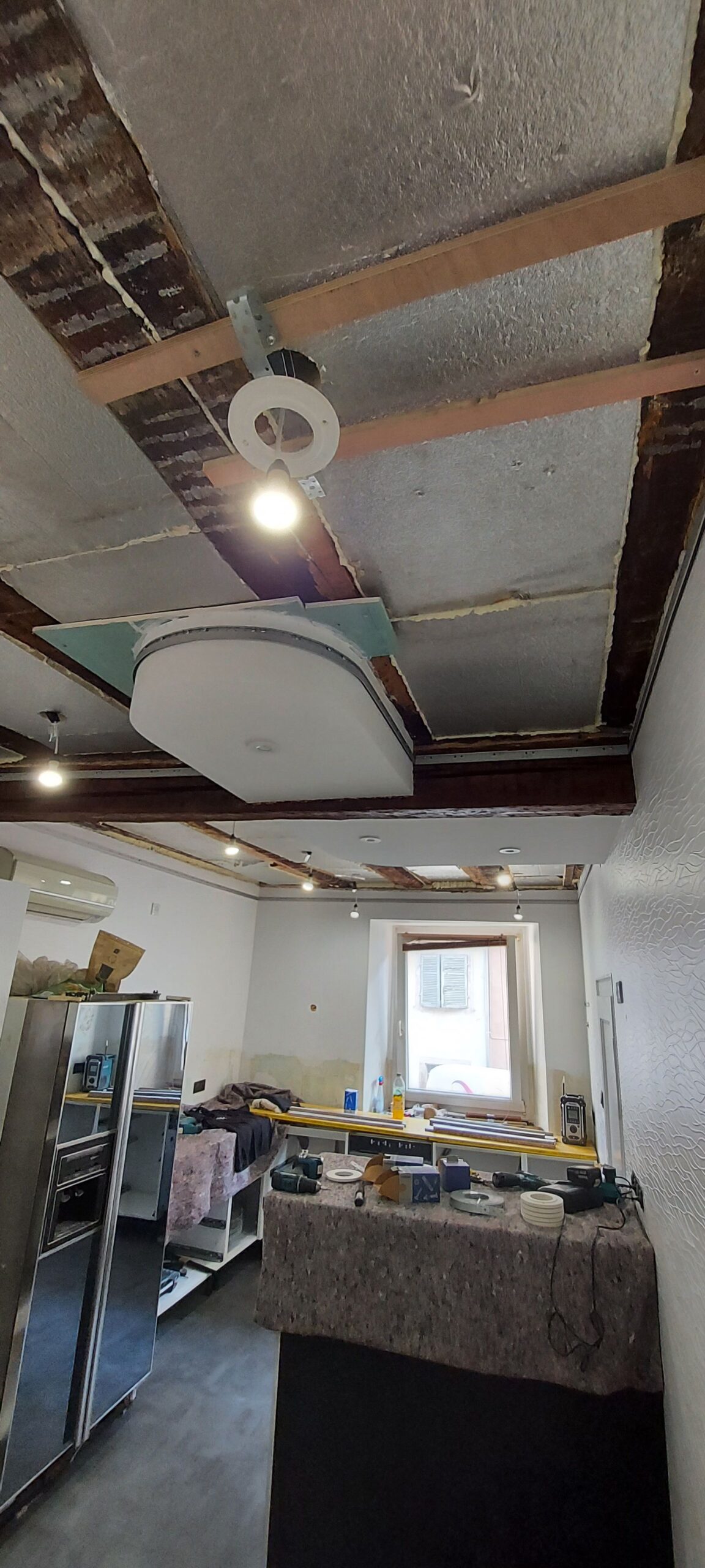 Découvrez notre dernière pose de plafond tendu à THANN près de CERNAY Mulhouse 2