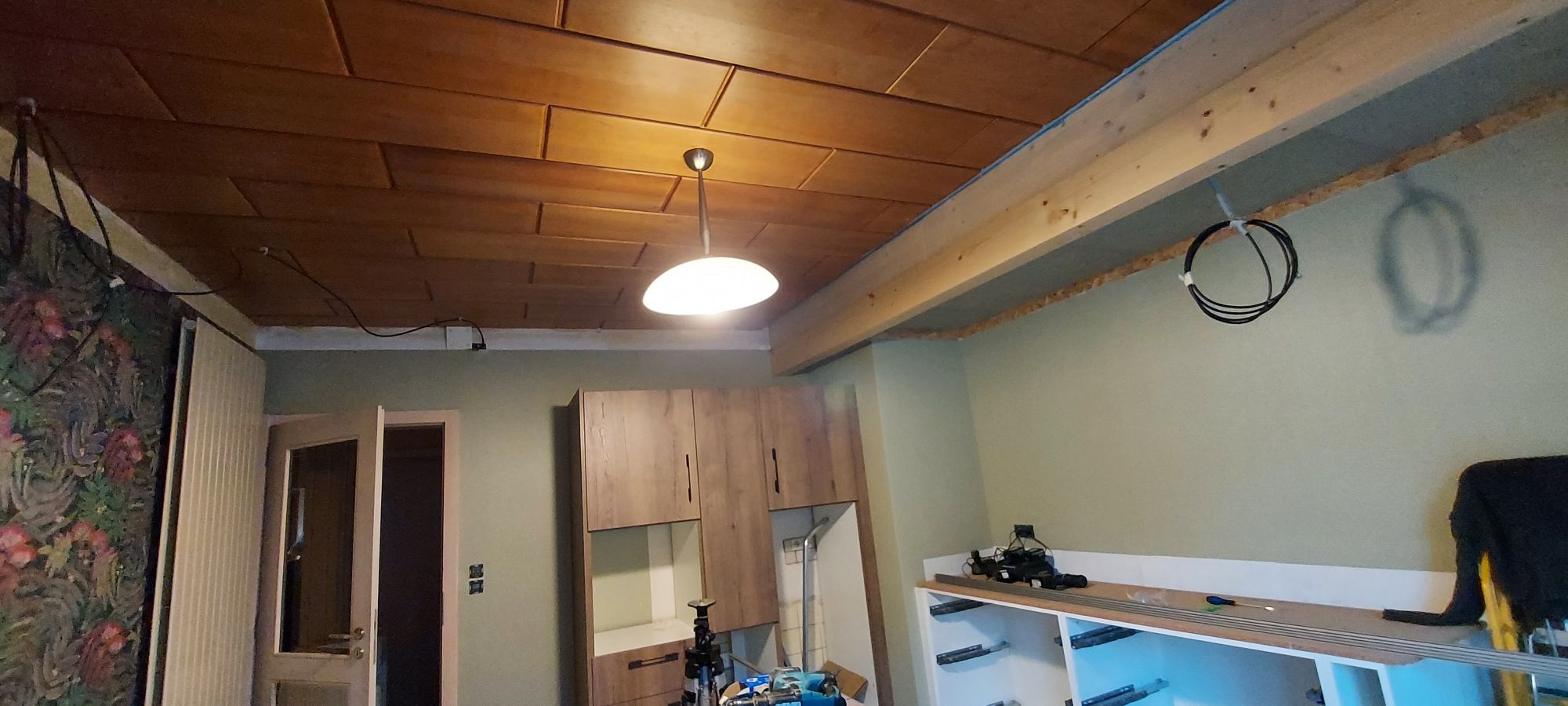 DECOUVREZ NOTRE DERNIER CHANTIER DE POSE DE PLAFOND TENDU A URBES Cernay 0