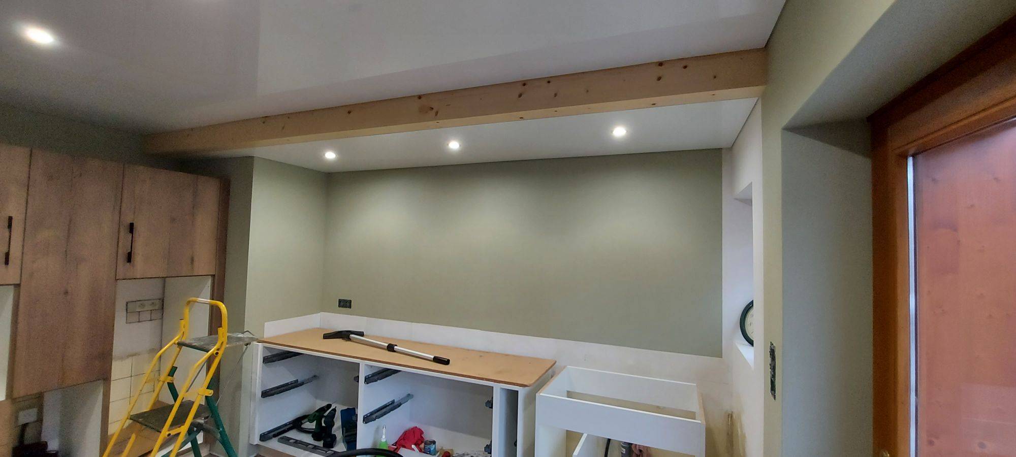 DECOUVREZ NOTRE DERNIER CHANTIER DE POSE DE PLAFOND TENDU A URBES Cernay