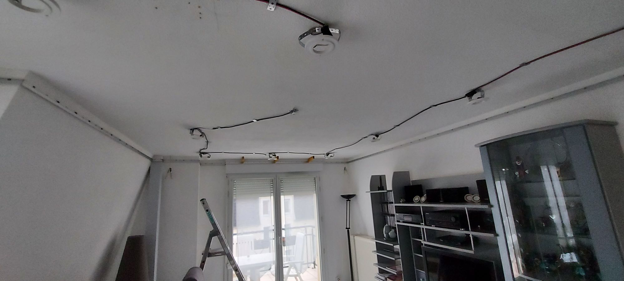 DECOUVREZ NOTRE DERNIER CHANTIER DE POSE DE PLAFOND TENDU A PFASTATT Rixheim 1